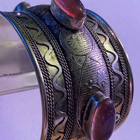 Fantastic Sterling Cuff Bracelet - Picture 2 of 9